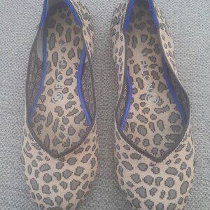 Rothy's Flat Cheetah Print Women's Size 8.5